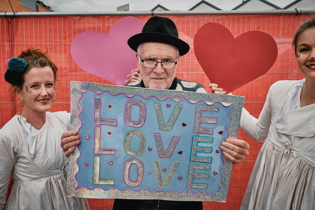 Paul's performance the original spinners bristol, clowning for dementia, Dance for Parkinson's.